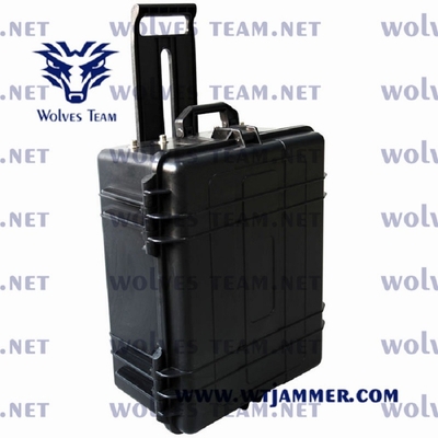 DC12V 4G 3G 2G 5G WiFi 2.4G/5GHZ GPSL1-L5の携帯無線電話5Gの妨害機へのUHF/VHFの妨害機の電源220V