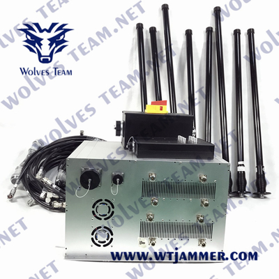 高い発電車の妨害機耐震性UHF800/900 Walky話し好きなVHF WIFI5.8gの携帯電話5G信号の妨害機