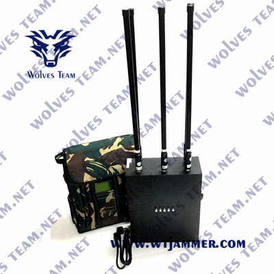 Manpack作り付け電池のWiFi /Bluetooth Celluar GSM CDMA 3G 4G 5Gの携帯電話のブロッカー衛星信号の妨害機