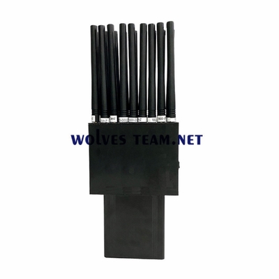 GPS RF315/433MHz WiFi UHF VHF無線信号の妨害機18のアンテナ2G 3G 4G 5G