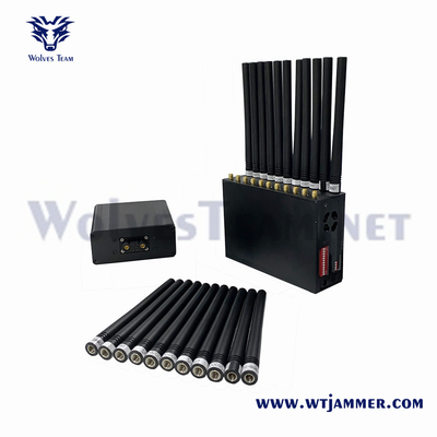 22W携帯用WiFi GPSの妨害機L1 L2 L5 Lojack 22は2G 3G 4G 5Gにバンドを付ける