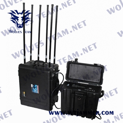 高い発電UHF VHF携帯用信号の妨害機のWiFi GPS GSM IEDの爆弾