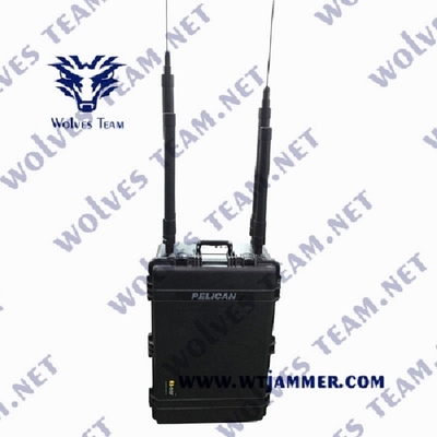高い発電UHF VHF携帯用信号の妨害機のWiFi GPS GSM IEDの爆弾