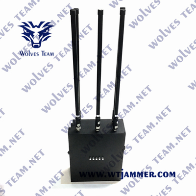 高い発電120W WIFI信号の妨害機10のBnads 200mまで範囲