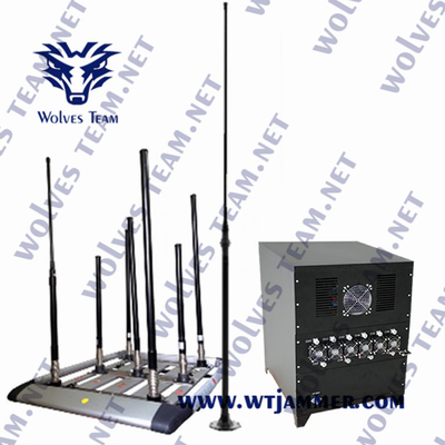 装置妨害機GPS WIFI2.4G WIFI5.8G 2000Mまで追跡する350W車