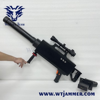1200m Uavの無人機信号の妨害機銃のタイプ400MHz 5800MHz 430MHz 470MHz