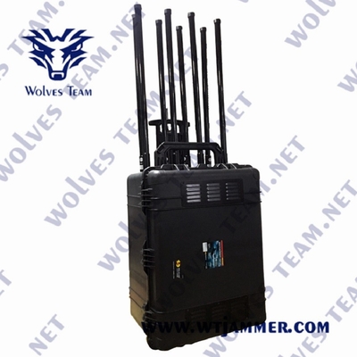 OEM携帯用IP65は反無人機の妨害機GPSL1 WIFI2.4G WIFI5.8Gを防水する
