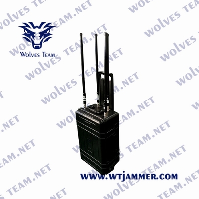 WT702816 マルチバンド ポータブル爆弾ジャマー 135-6000Mhz 内部のアルミホイジ