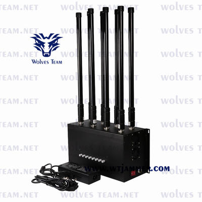 8バンド 電話信号妨害器 175w 無線 RF Wifi2.4g Wifi 5.8g Cdma 3g 4g