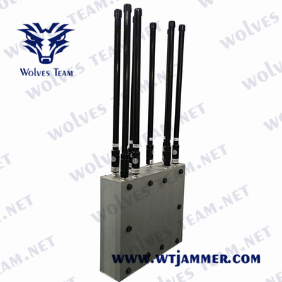 80W 携帯電話信号妨害器 GSM Lte 4g 5g GPS Wifi ロジャック Wifi