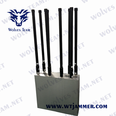 80W 携帯電話信号妨害器 GSM Lte 4g 5g GPS Wifi ロジャック Wifi