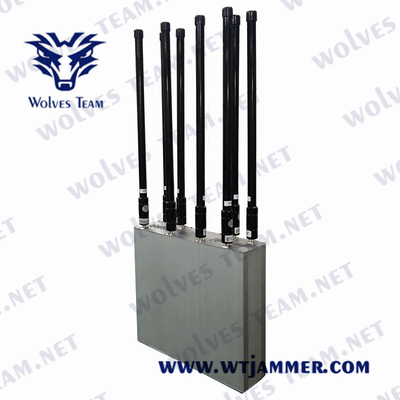 80W 携帯電話信号妨害器 GSM Lte 4g 5g GPS Wifi ロジャック Wifi