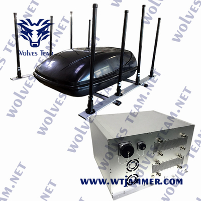 6バンド 高電力 WiFi1.2g WiFi2.4G WiFi5.8 GSM900 車両用ドローンジャマー