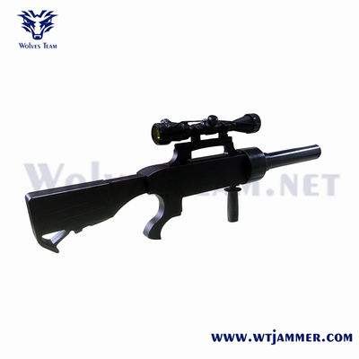 購入 VIP 保護 ドローン ジャマー リチャージ可能なバッテリーと 800-1200m ジャミング範囲 online manufacture