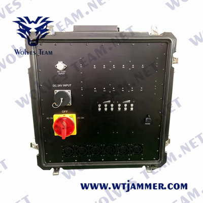 IED 爆弾22帯 高性能 GSM 5G UHF VHF RF 信号妨害器 車に搭載