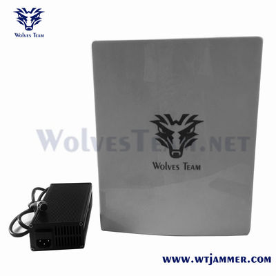 購入 4バンド ハンドヘルドVIP保護 セキュリティ 1200m GPS WiFi ドローン信号妨害器 online manufacture