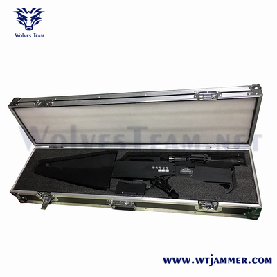 1000m ポータブル UAV ジャマー GSM WiFi 2.4G WiFi 5.8g GPS信号 ドローン ジャマー