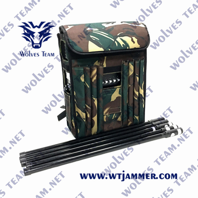 8バンド 120W 高功率 VHF UHF 2G 3G 4G ワイファイ バックパック信号妨害器 軍用