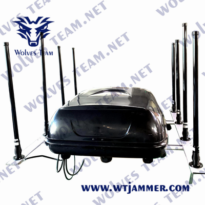 1400W 14バンド DDS マルチバンドカバー 20-6000Mhz 車両IED爆弾ジャマー-WT802814DM