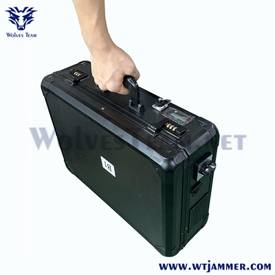40W 8バンドポータブルハンドバッグ WIFI2.4G WIFI5.8G 2G 3G 4G セル・ポーン・ジャマー -WT808TA5-8