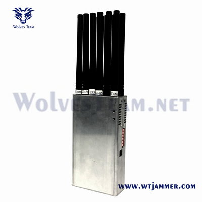 手持ちの14アンテナ シグナルジャム 工場販売 3G 4G 5G WiFi UHF VHF GPS ロジャック 携帯電話信号ジャマー