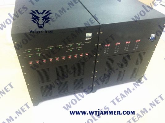 600W High VHF UHF WIFI 3G 4G 5G Power Signal Jammer with Aluminum Alloy efficiency