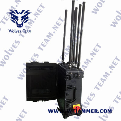 購入 Portable Signal Jammer Jamming Radius 300-1000m WIFI5.8G All cell phone signal blocker online manufacture