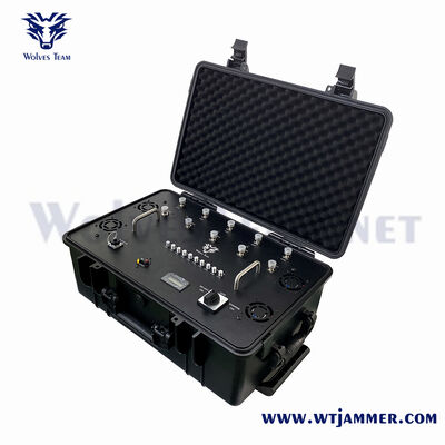 購入 300-1000m Jamming Radius Portable Signal Jammer 700W All Cell Phone Signal Jammer online manufacture