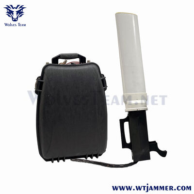 購入 Backpack lightweight Waterproof IP65 Anti UAV Drone Jammer 3000 meters Army use online manufacture