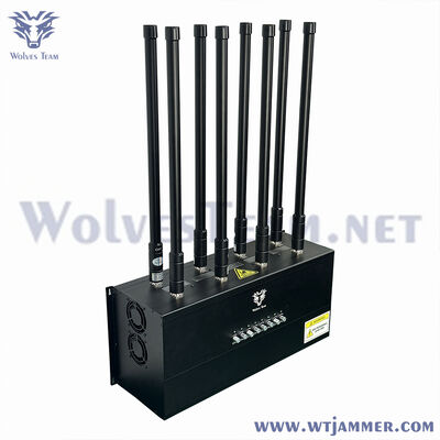 購入 高電力 20W 8チャネル デスクトップ 無線信号 ジャマー セキュリティ 信号ブロック オンライン製造