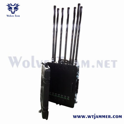 購入 トロッリーケース 6 アンテナ 2G/3G/4G/5G,GPS,WiFi&UAV 対策のための全帯域妨害器 オンライン製造
