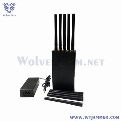 購入 10チャネル 20Wポータブル高電力 2G/3G/4G/5G/WiFiブロッカー オンライン製造