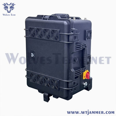 購入 10チャネル 800W トロッリー 高電力信号妨害ブロック 5G/4G/3G/2G/WiFi/GPS オンライン製造