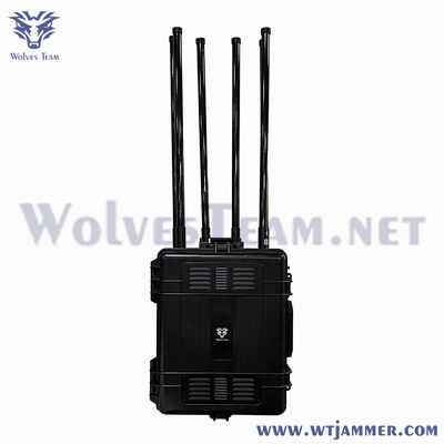 購入 8チャネル 600W トロッリー 高電力信号ジャマーブロック 5G/4G/3G/2G/WiFi オンライン製造