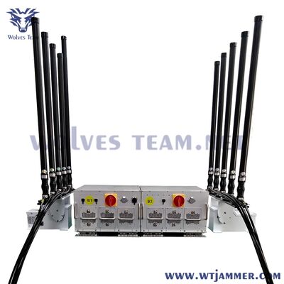 購入 10チャネル 800W 車両信号妨害器 オールインワン 2G/3G/4G/5G/WiFi/GPS/UHF/VHFブロック オンライン製造