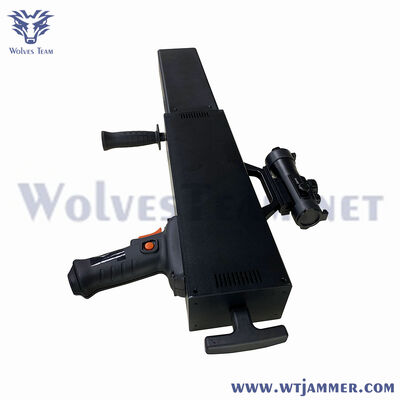 購入 8バンド 80W 高電力 ハンドヘルドドローンジャマー 産業用保護用 オンライン製造
