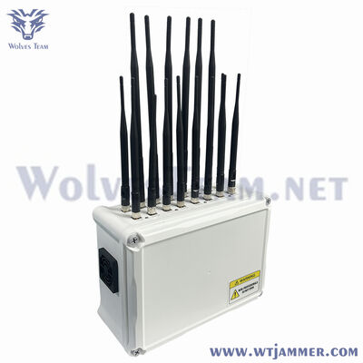 購入 16チャンネル フルバンド デスクトップ信号妨害器 2G 3G 4G 5G WiFi GPS ドローン信号ブロック オンライン製造