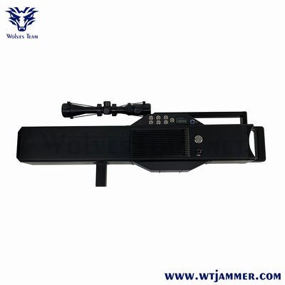 購入 50M 銃型 妨害範囲 携帯6チャネル ドローン 妨害器 治安部隊用 オンライン製造