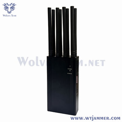 購入 携帯8ワットGPS携帯電話信号妨害器 CDMA GSM DCS PCS 3G 4G Wifi オンライン製造