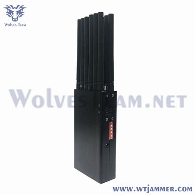 購入 ハンドヘルド 12 アンテナ ジャマー ハンドヘルド 3G 4G 5G WiFi GPS RF オンライン製造