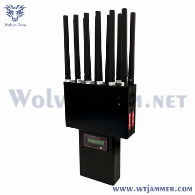 購入 12チャネル 携帯型高電力 RF周波数制御装置 2G/3G/4G/5G WiFi GPS UHF VHF オンライン製造