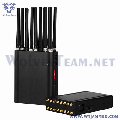 購入 16チャネル モバイル信号 2G 3G 4G 5G CDMA GPS信号ブロッカー 多機能ハンドヘルド 信号阻害 オンライン製造