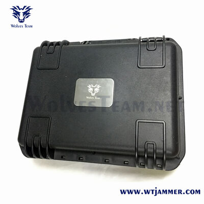 購入 1000M ドローン Uav ジャマー WIFI 5.8G GPS 刑務所携帯電話信号ジャマー オンライン製造