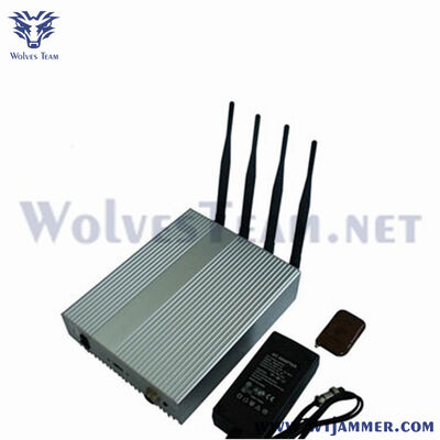 買う 重要機密会議室向け固定屋内設置用 50メートル 4アンテナ セルラーフォンジャマー GSM CDMA DCS 5Gシグナルブロッカー オンライン製造