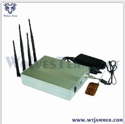 買う 高レベル機密会議室用、選択可能な4アンテナWi-Fi Bluetooth信号ジャマー、屋内壁掛け オンライン製造
