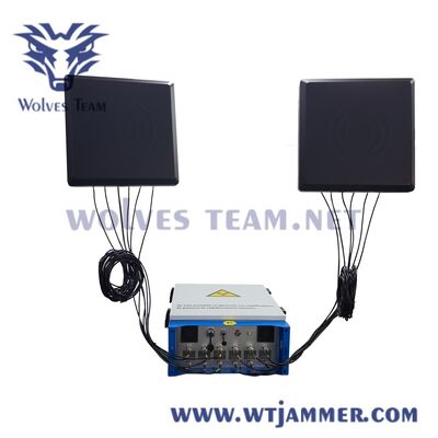 買う 240W 12バンド 屋外防水 GSM携帯電話信号ジャマー 化学プラント向けリモートトリガー防止セキュリティ オンライン製造