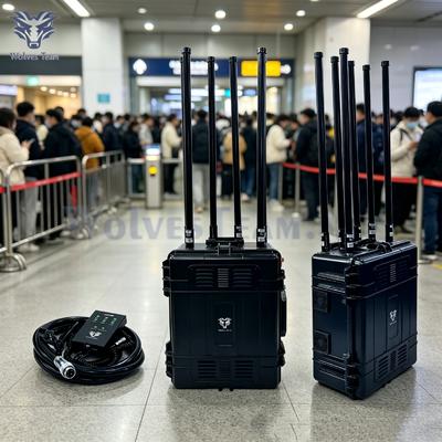 買う 600W 高電力長距離カバー トロリーケース コンビネッドジャマー 混雑した一時的な場所のためのカスタマイズ可能なチャンネル オンライン製造