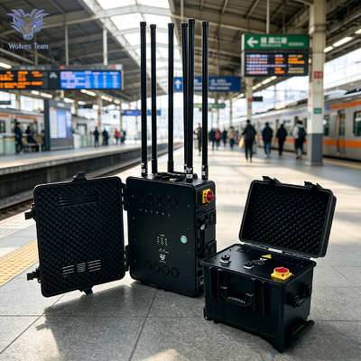 買う 600W高電力トロッキーケース 組み合わせたジャマー 遠距離カバー 高歩道交通のためのカスタムチャンネル 臨時場所 オンライン製造