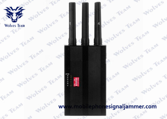 選択可能な6アンテナGSM CDMA 3G 4Gの小型携帯電話の妨害機