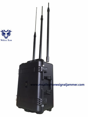 ポータブルは頻度高い発電GSM CDMA 3G 4G 5G WiFi VHF UHFの妨害機をカスタマイズする